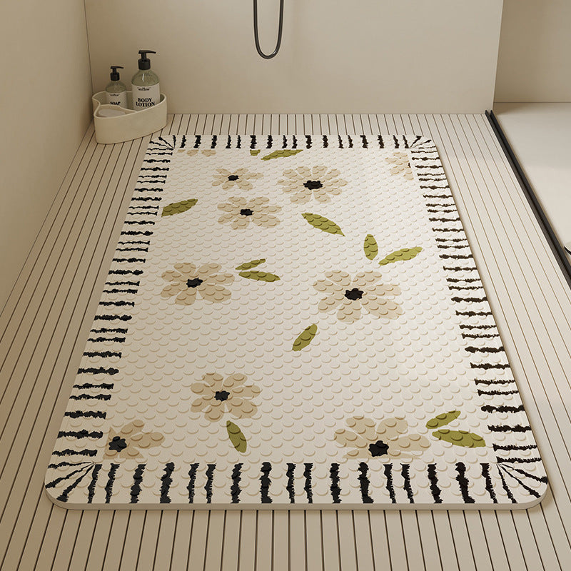 Stylish Textured Bath Mat Kalsten