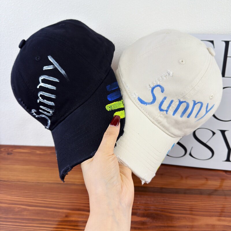Women's Distressed Graphic Sun Cap Kalsten