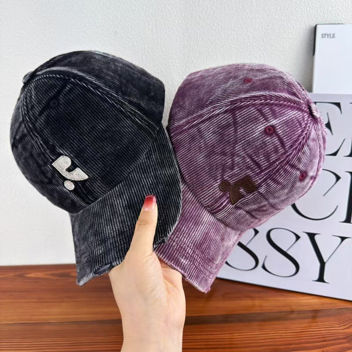 Women's Velvet Textured Baseball Cap Kalsten