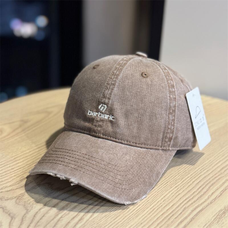 Men's Distressed Cotton Twill Baseball Cap Kalsten