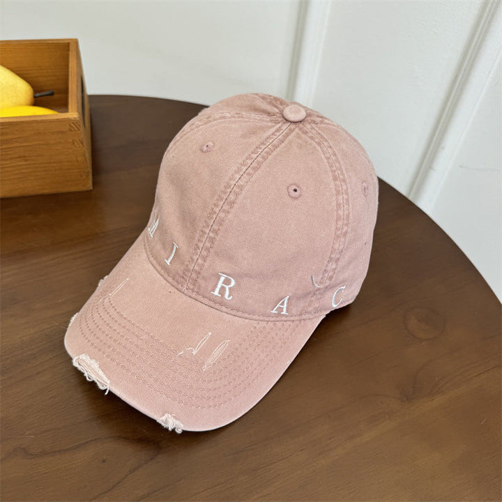 Women's Distressed Denim Baseball Cap Kalsten