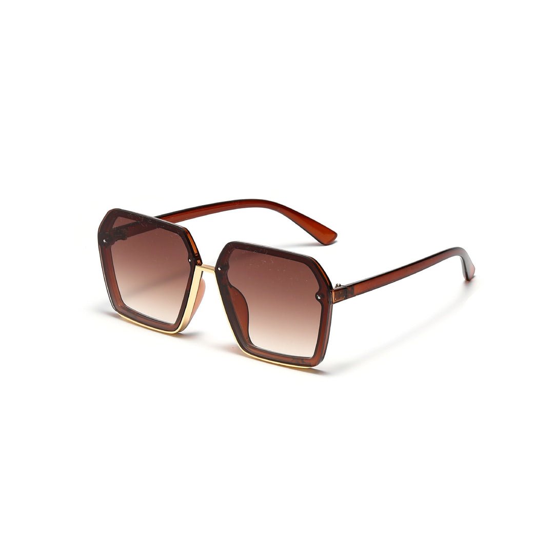 Women's creative oversized sunglasses with unique geometry Kalsten