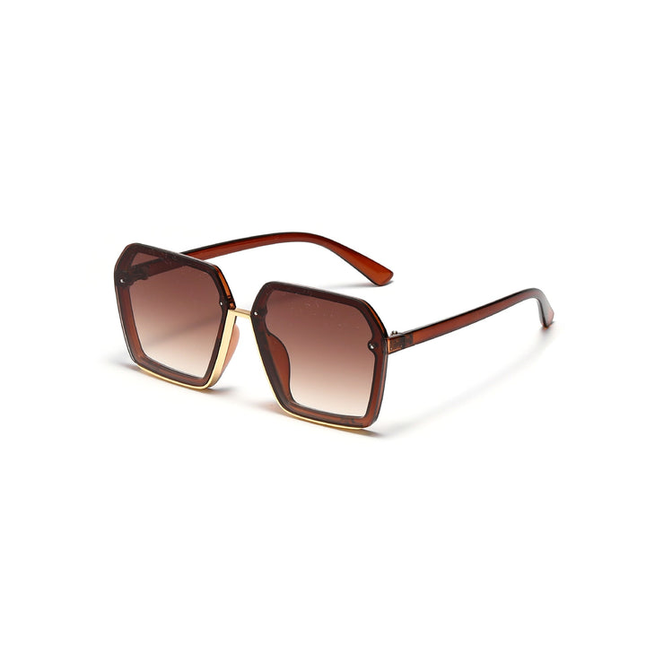Women's creative oversized sunglasses with unique geometry Kalsten