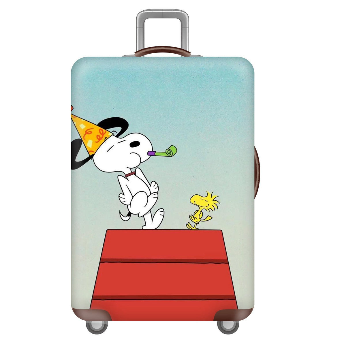 Unisex hard-shell travel suitcase with playful Snoopy motif Brehn
