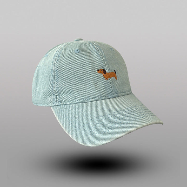 Women's Casual Embroidered Dog Theme Baseball Cap Kalsten