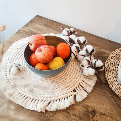 Elegant Macrame Wall Mat Acalora