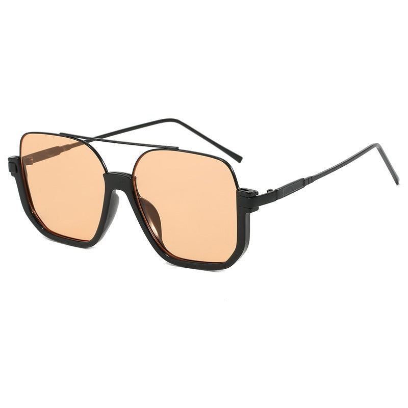 Women's Fashion Sunglasses with Curved Metal Frame and UV Protection Kalsten