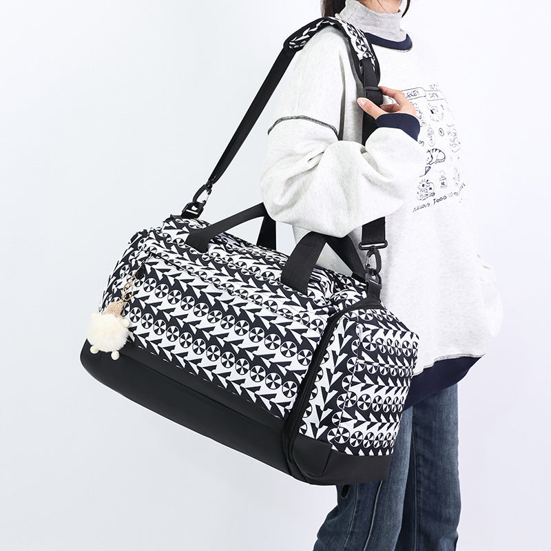 Stylish Patterned Weekend Duffle Bag Kalsten