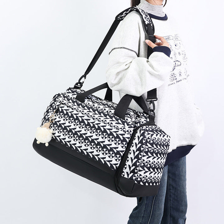 Stylish Patterned Weekend Duffle Bag Kalsten