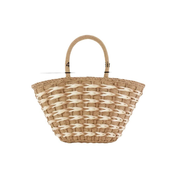 Basket bag with modern handles Kalsten