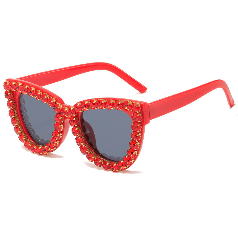 Women’s extravagant oversized sunglasses with crystal embellishments Kalsten
