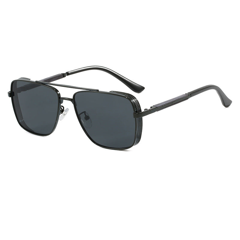Women's fashionable square sunglasses with luxurious metal accents Kalsten