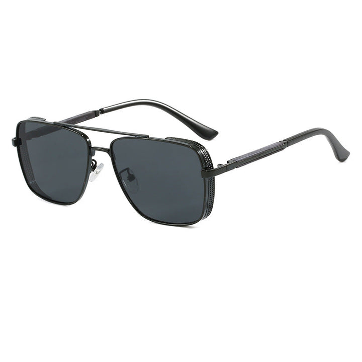 Women's fashionable square sunglasses with luxurious metal accents Kalsten