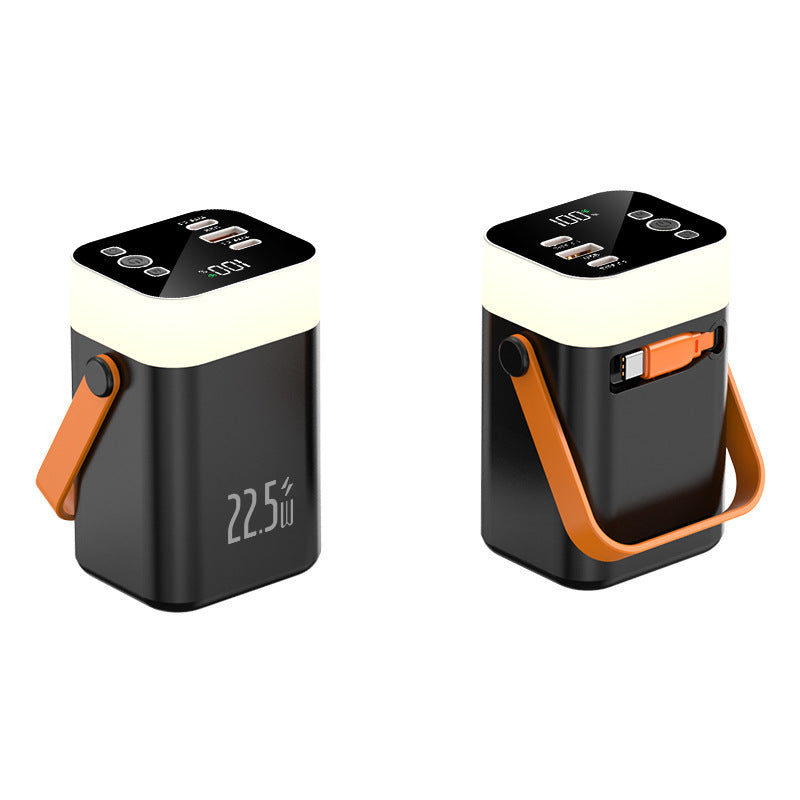 Practical powerbank with carrying handle and multiple connections Kalsten
