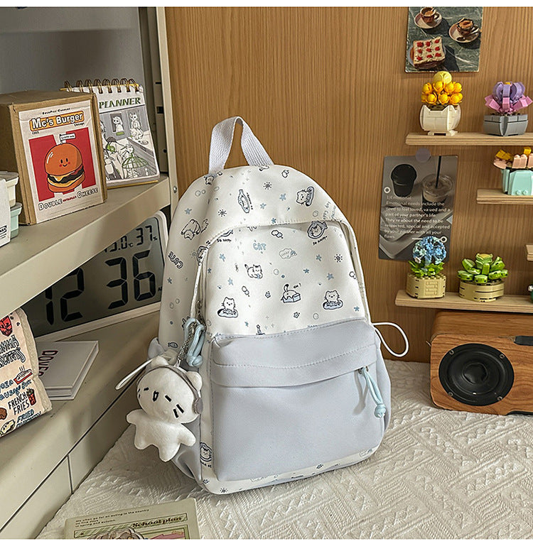 Cute Character-Themed School Backpack
