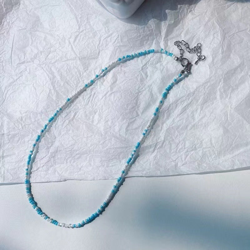Handcrafted Beaded Choker Necklace Kalsten