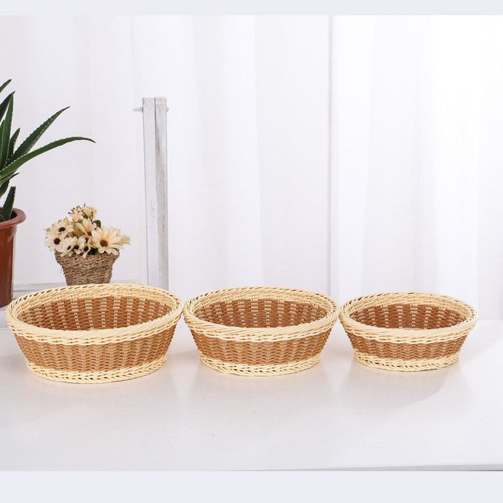 Unisex storage baskets made of woven material Kalsten