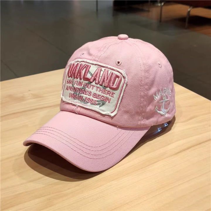 Women's Vintage-Inspired Embroidered Cap Kalsten