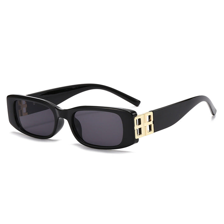 Ladies' fashionable sunglasses with luxurious gold-colored accent Kalsten