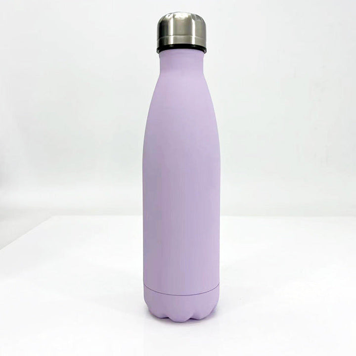 Women stylish stainless steel drinking bottle with anti-slip silicone sleeve Kalsten