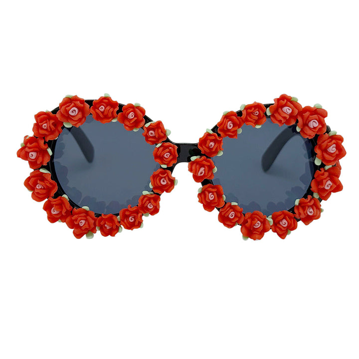 Women's sunglasses with floral design and unique frame accents Kalsten