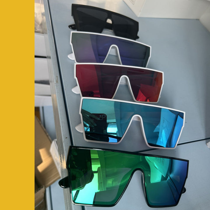 Ladies fashionable sunglasses with angular lenses Kalsten