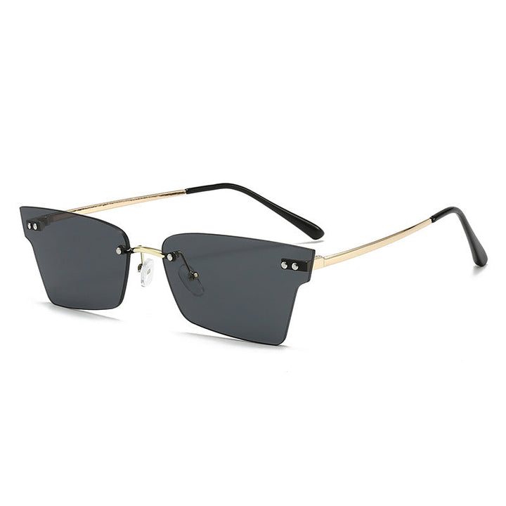 Ladies trendy geometric sunglasses with ultra-light frame Kalsten