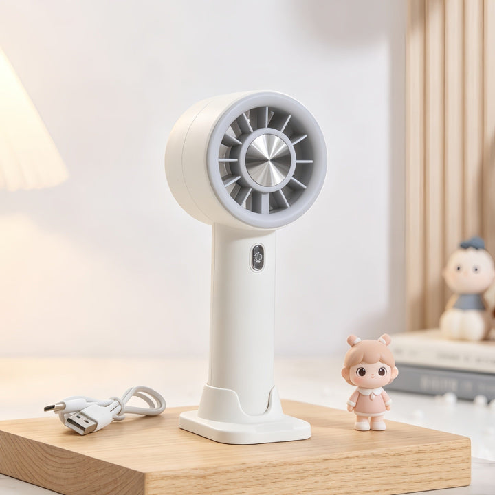 Women's Portable Handheld Fan with Multifunctional Charging Port Kalsten
