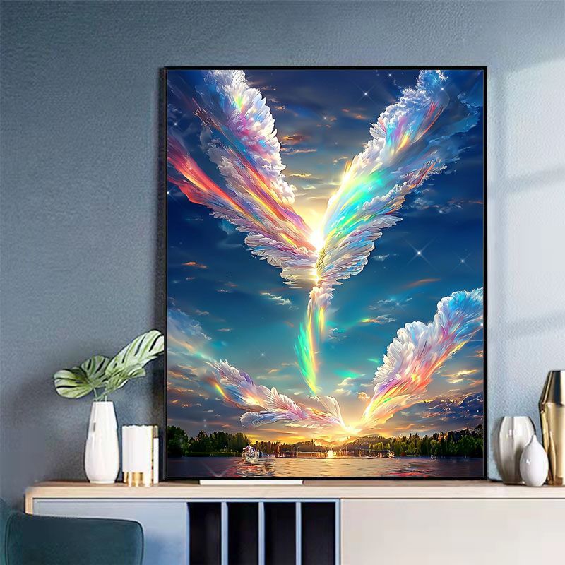 Majestic Golden Phoenix Canvas Art Kalsten