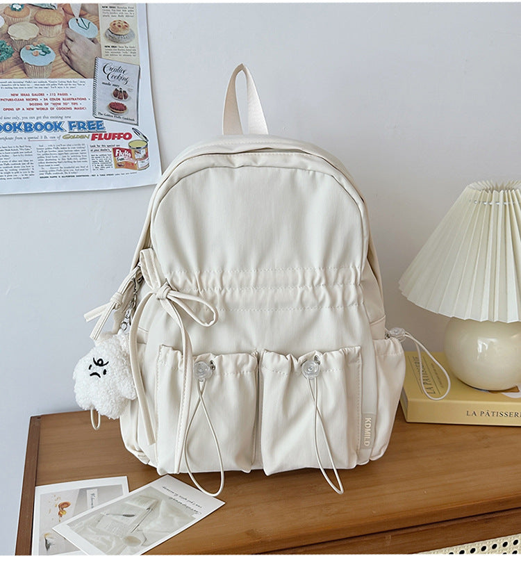 Functional Drawstring Utility School Backpack