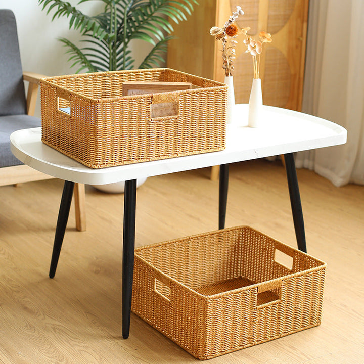 Handcrafted Wicker Storage Tray Kalsten