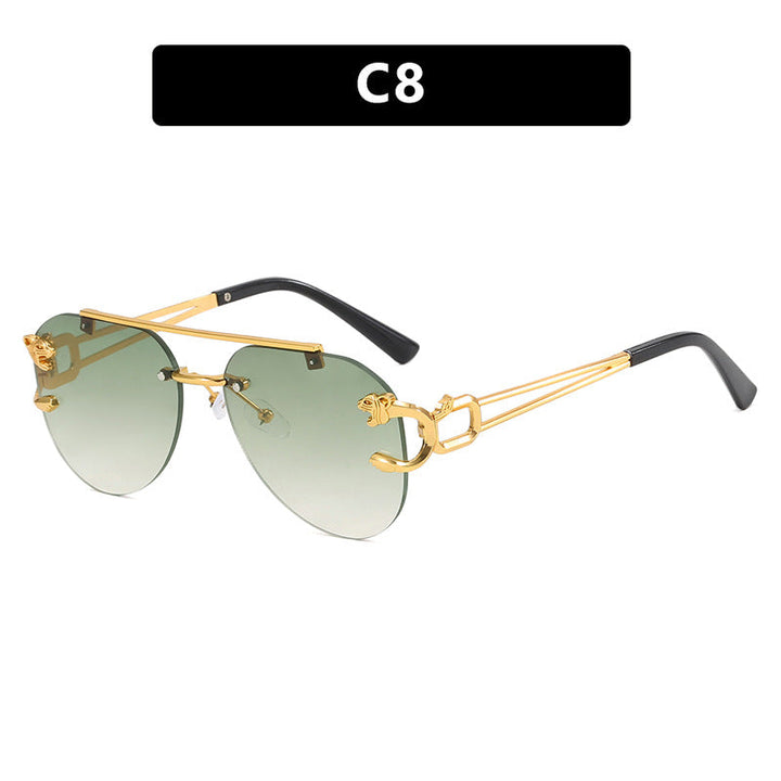 Women's unusual round sunglasses with decorative details Kalsten