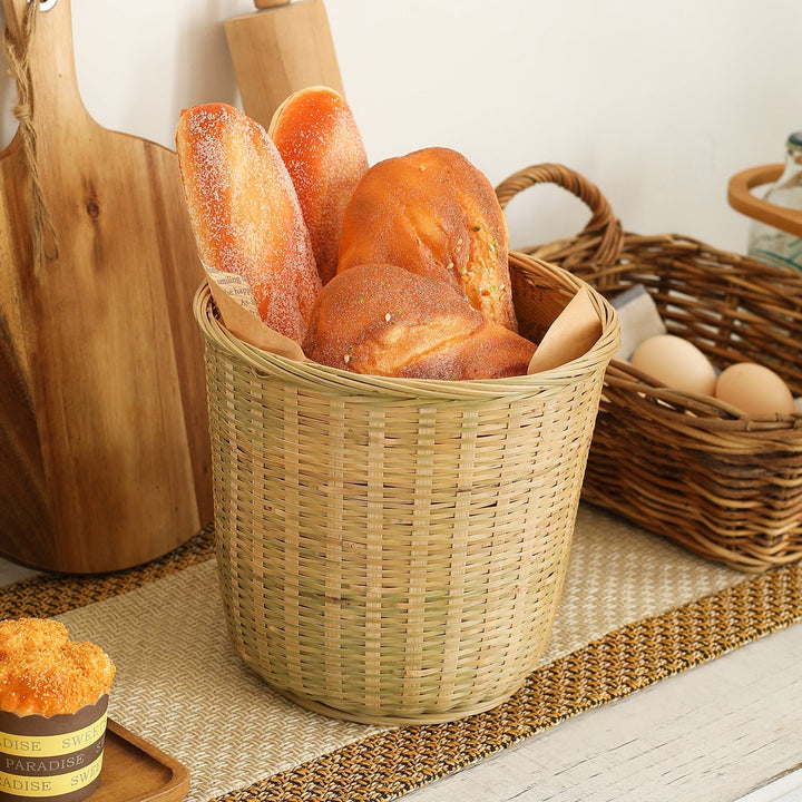 Natural Woven Waste Bin Kalsten