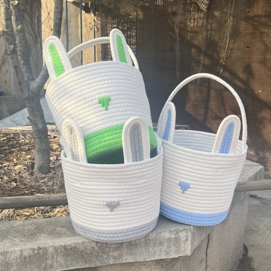 Women cute storage basket with bunny ears Kalsten