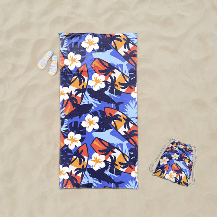 practical beach towel with integrated tote bag design Kalsten