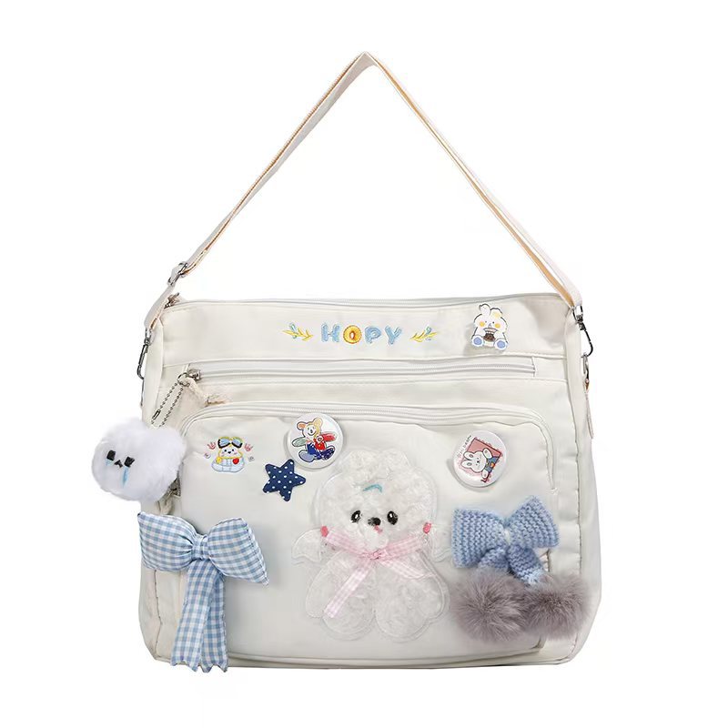 Plush Embellished Handbag Kalsten