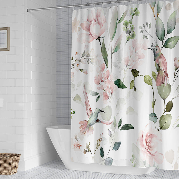 Floral Patterned Shower Curtain Kalsten