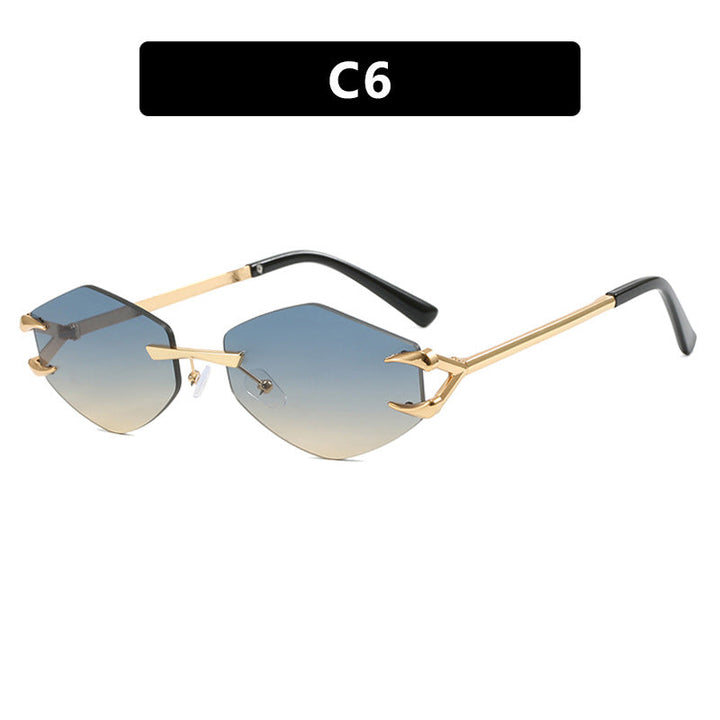 Women's extravagant hexagonal sunglasses with innovative frame and UV protection Kalsten