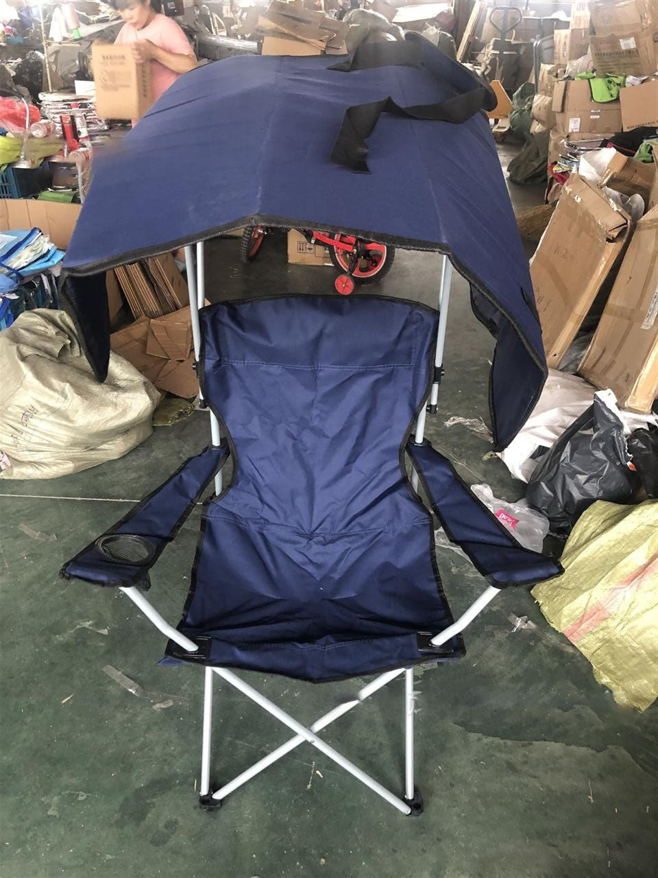Women's folding chair with sun protection Kalsten
