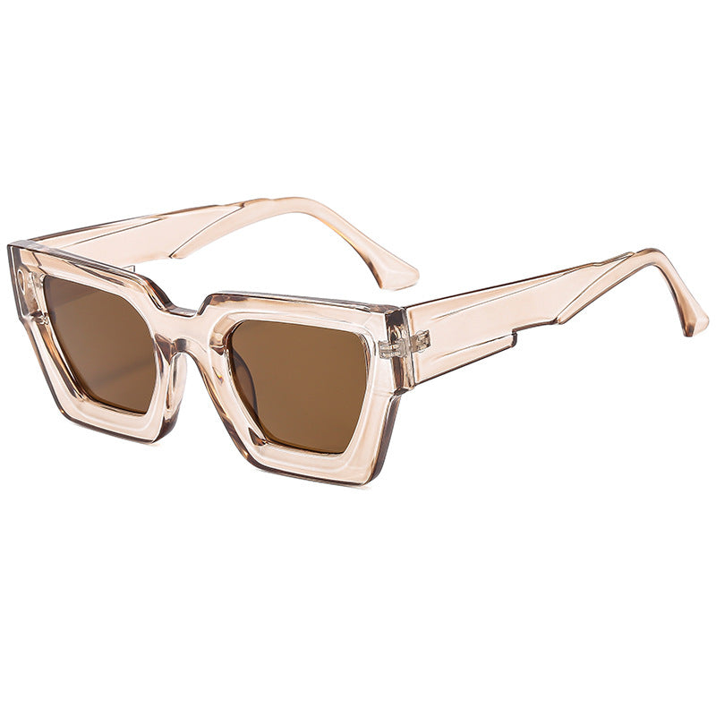 Ladies stylish square sunglasses in modern design with refined plastic frame Kalsten