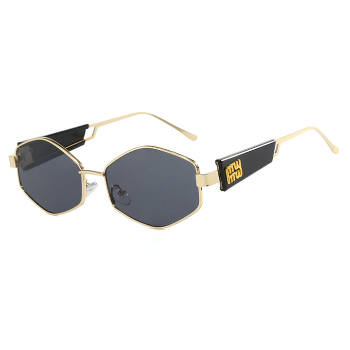 Women's geometric sunglasses with fashionable design and UV protection Kalsten