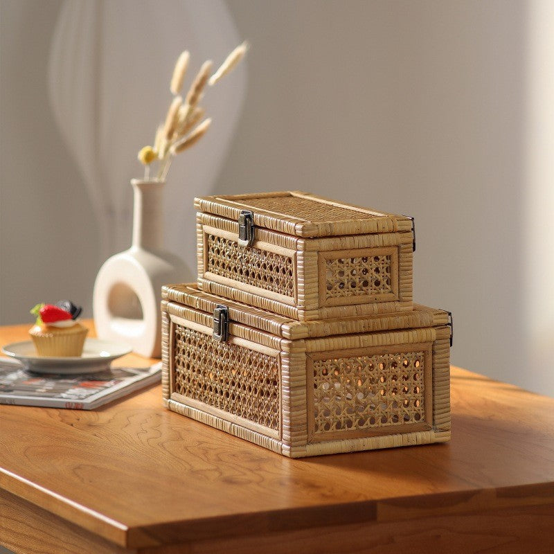 Handcrafted Decorative Woven Storage Box Acalora