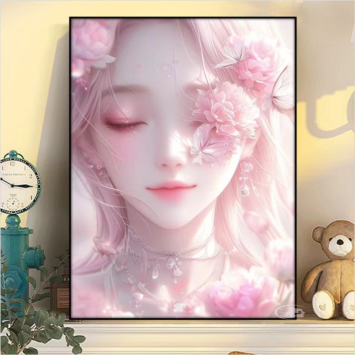 Ethereal Floral Fantasy Art Print Kalsten