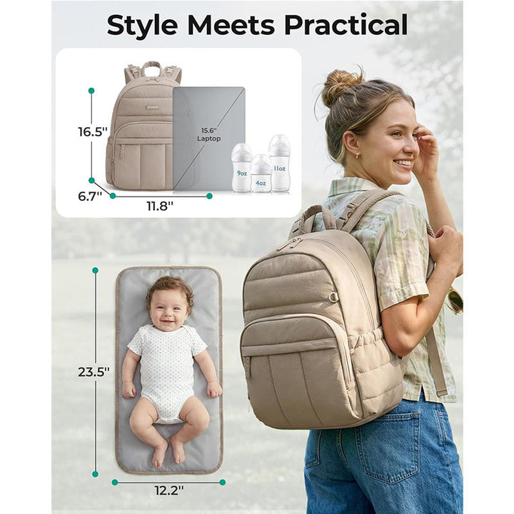 Padded everyday backpack with versatile compartments and ergonomic design Kalsten