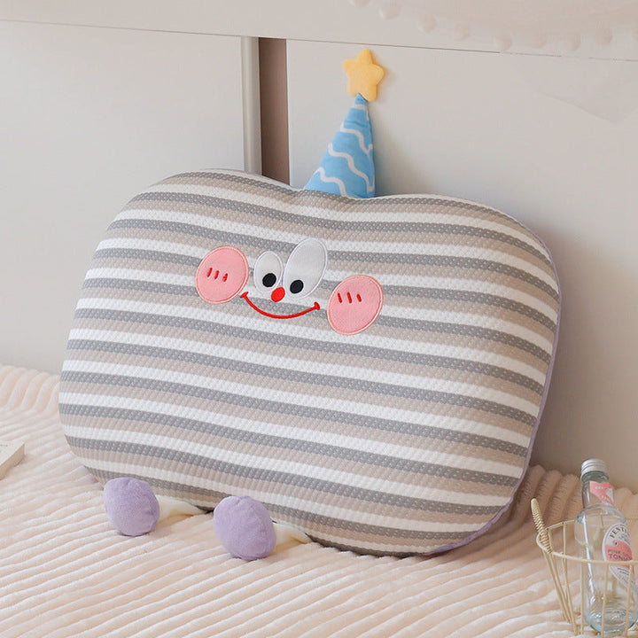 Plush pillow in cookie shape with cute face Kalsten