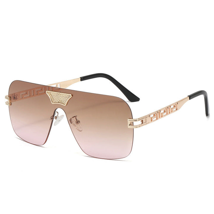 Women's fashionable sunglasses in a futuristic style with outstanding frame Kalsten