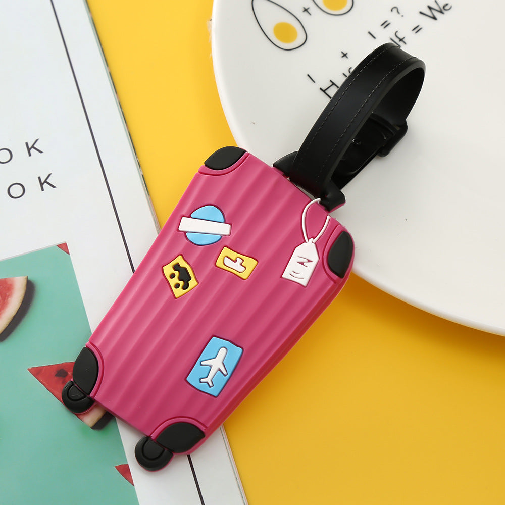 Unisex Luggage Tag in Modern Suitcase Design Kalsten