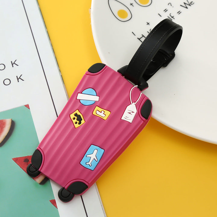 Unisex Luggage Tag in Modern Suitcase Design Kalsten