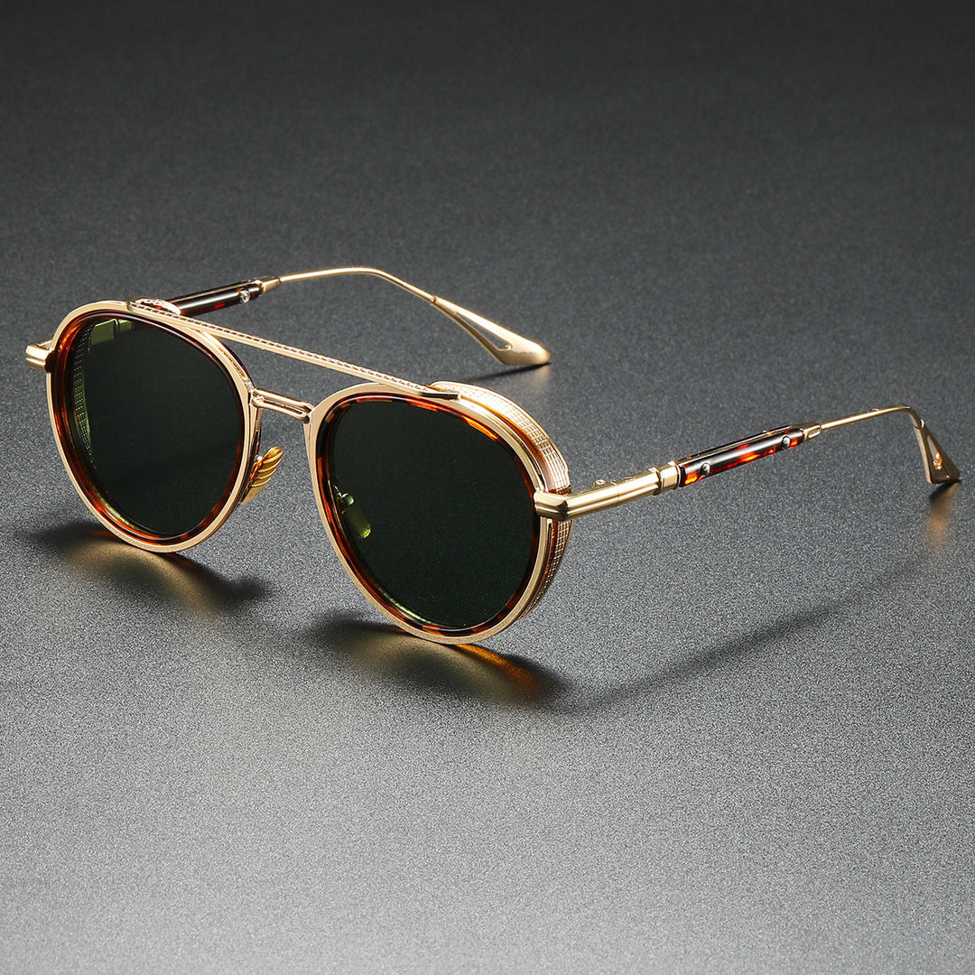Women's Designer Sunglasses with Luxurious Metal Frame and Retro Accents Kalsten
