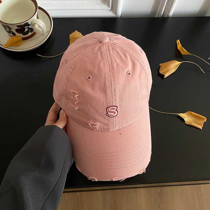 Unisex Distressed Embroidered Baseball Cap Kalsten